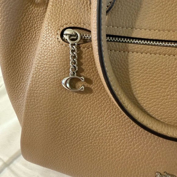 Coach Tan Leather Purse - Picture 4 of 11